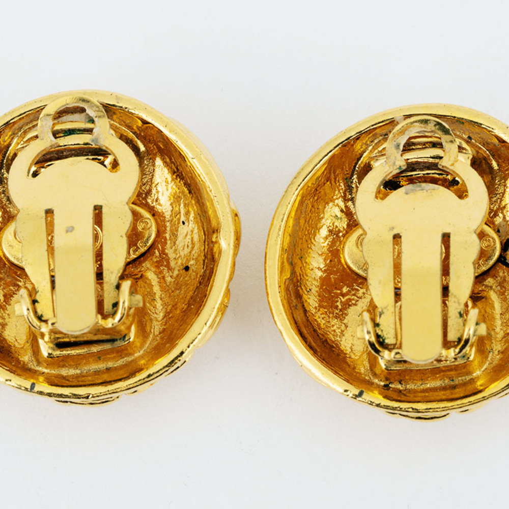 CHANEL Authentic Gold Earrings - Picture 10 of 11